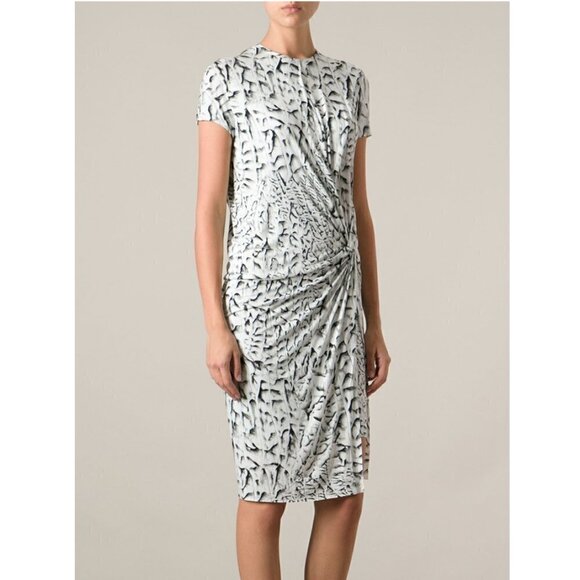Helmut Lang Strata Jersey Dress - Picture 1 of 11